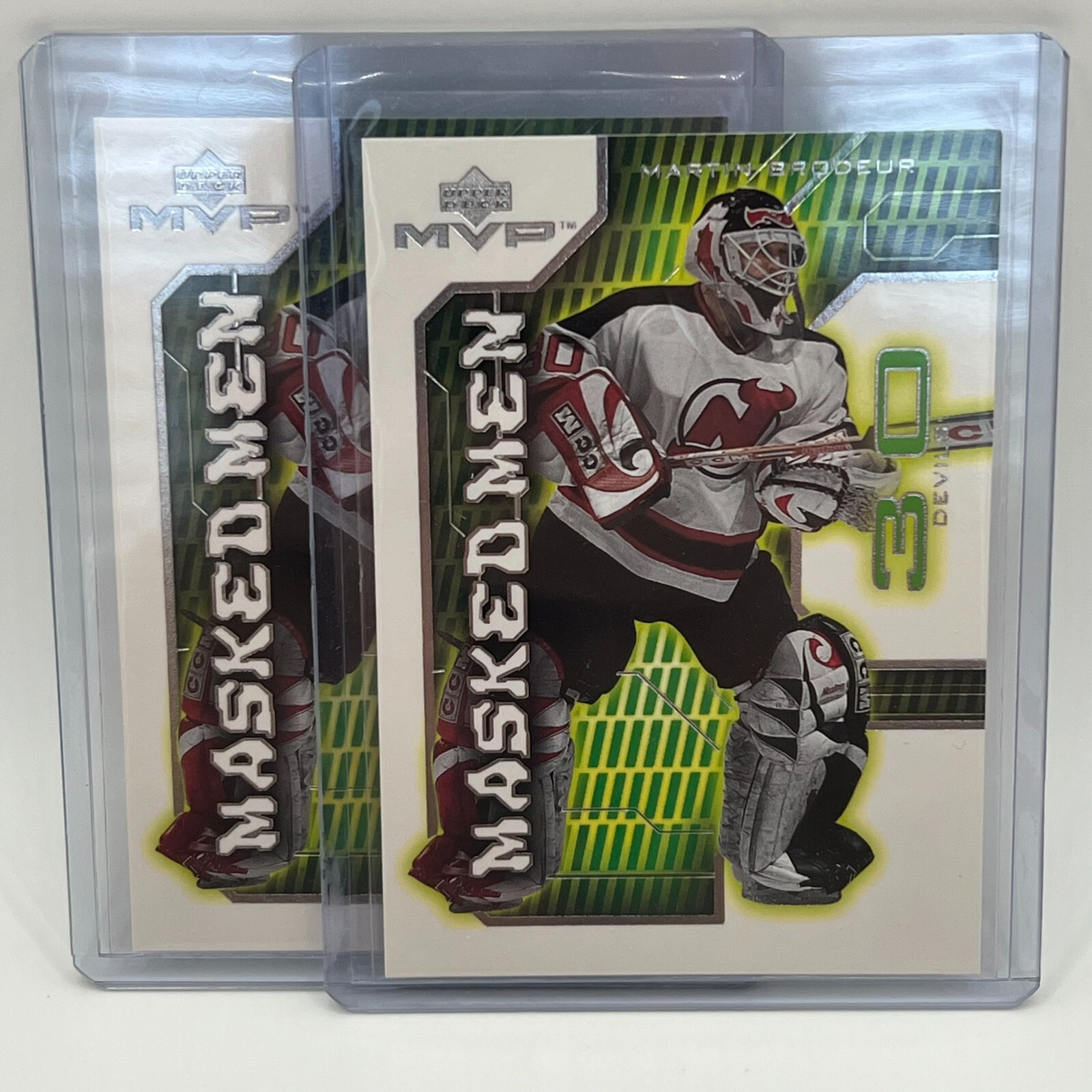 2001-02 Upper Deck MVP Masked Men Pick One Complete your Set 2001-02 Upper Deck MVP Masked Men Pick One Complete your Set