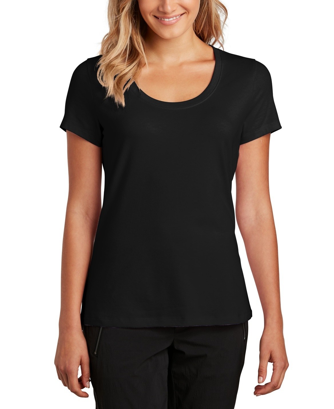 JustBlanks Women\'s Lightweight Scoop Neck Cotton Tee T-Shirt - JBDT7501 JustBlanks Women\'s Lightweight Scoop Neck Cotton Tee T-Shirt - JBDT7501