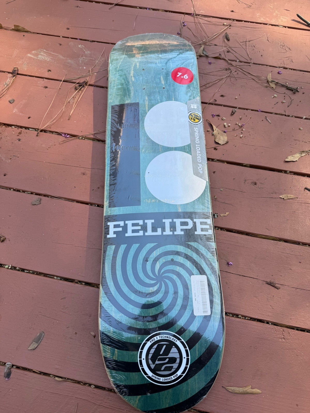 NEW OLD STOCK Vintage PlanB Felipe Gustavo Skateboard Geometric Psychedelic 7.6 NEW OLD STOCK Vintage PlanB Felipe Gustavo Skateboard Geometric Psychedelic 7.6