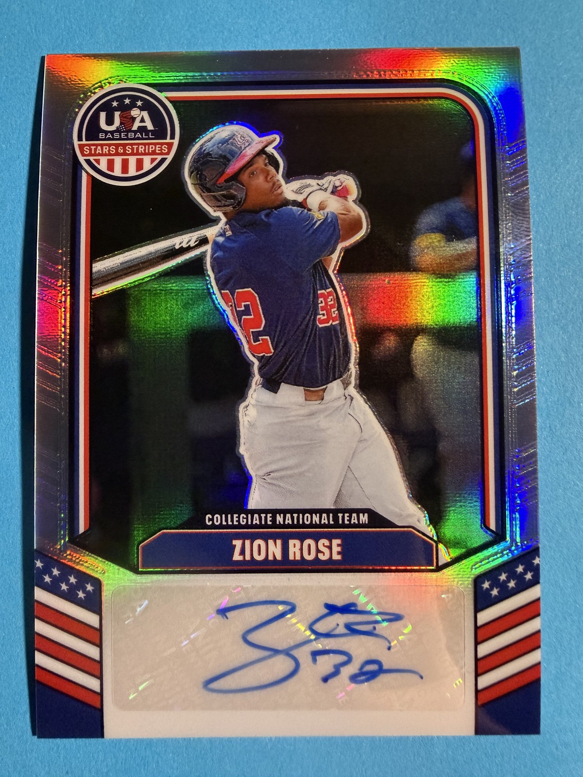 2026 Panini Stars & Stripes Prizm Zion Rose RC #/149 #CNT-ZR