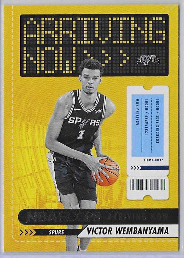 Panini 2023-24 NBA Hoops Arriving Now Victor Wembanyama #26 RC Spurs