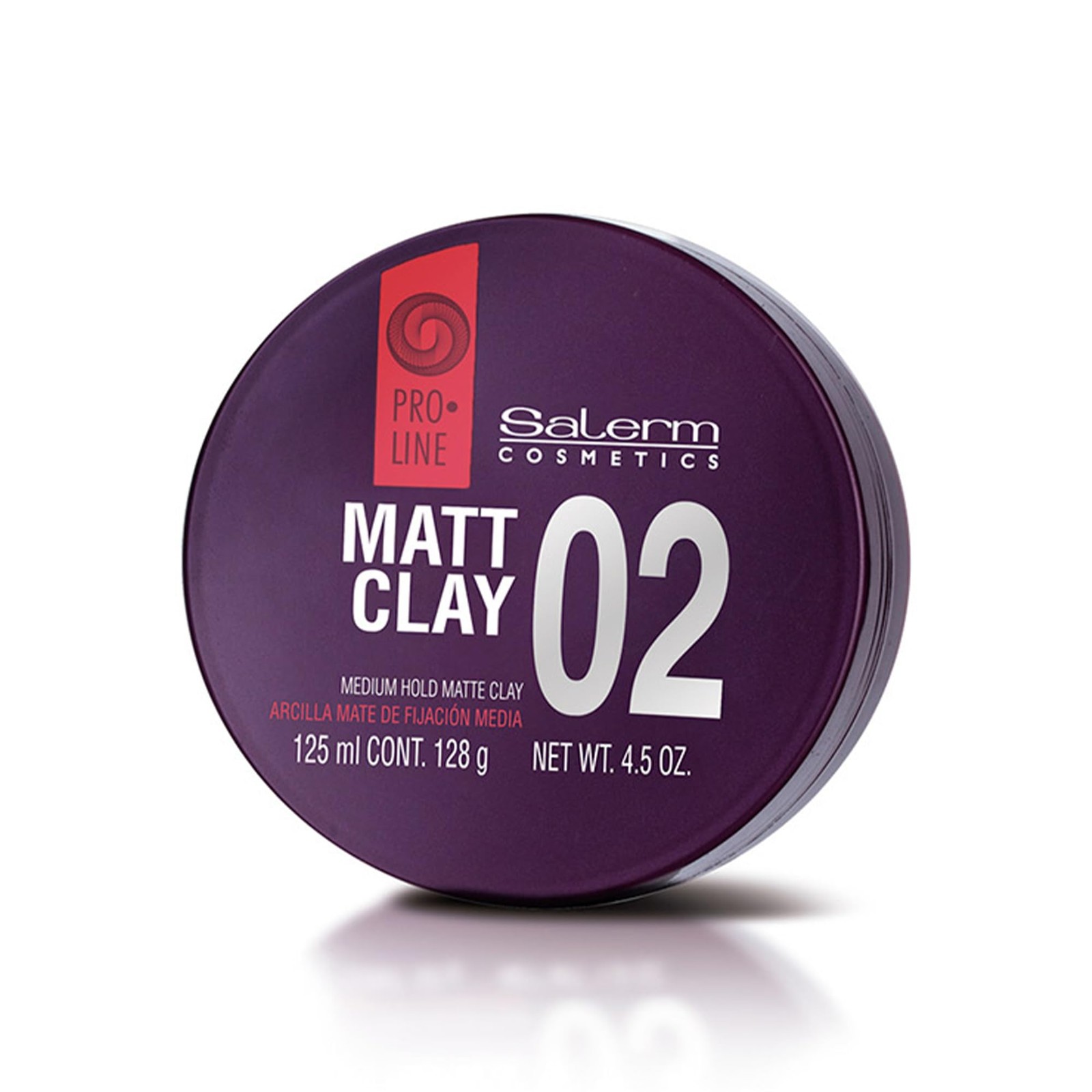 SALERM Hair Wax Matt Clay 02-125 ml Medium Long Hair Medium Flexible Hold Matte SALERM Hair Wax Matt Clay 02-125 ml Medium Long Hair Medium Flexible Hold Matte