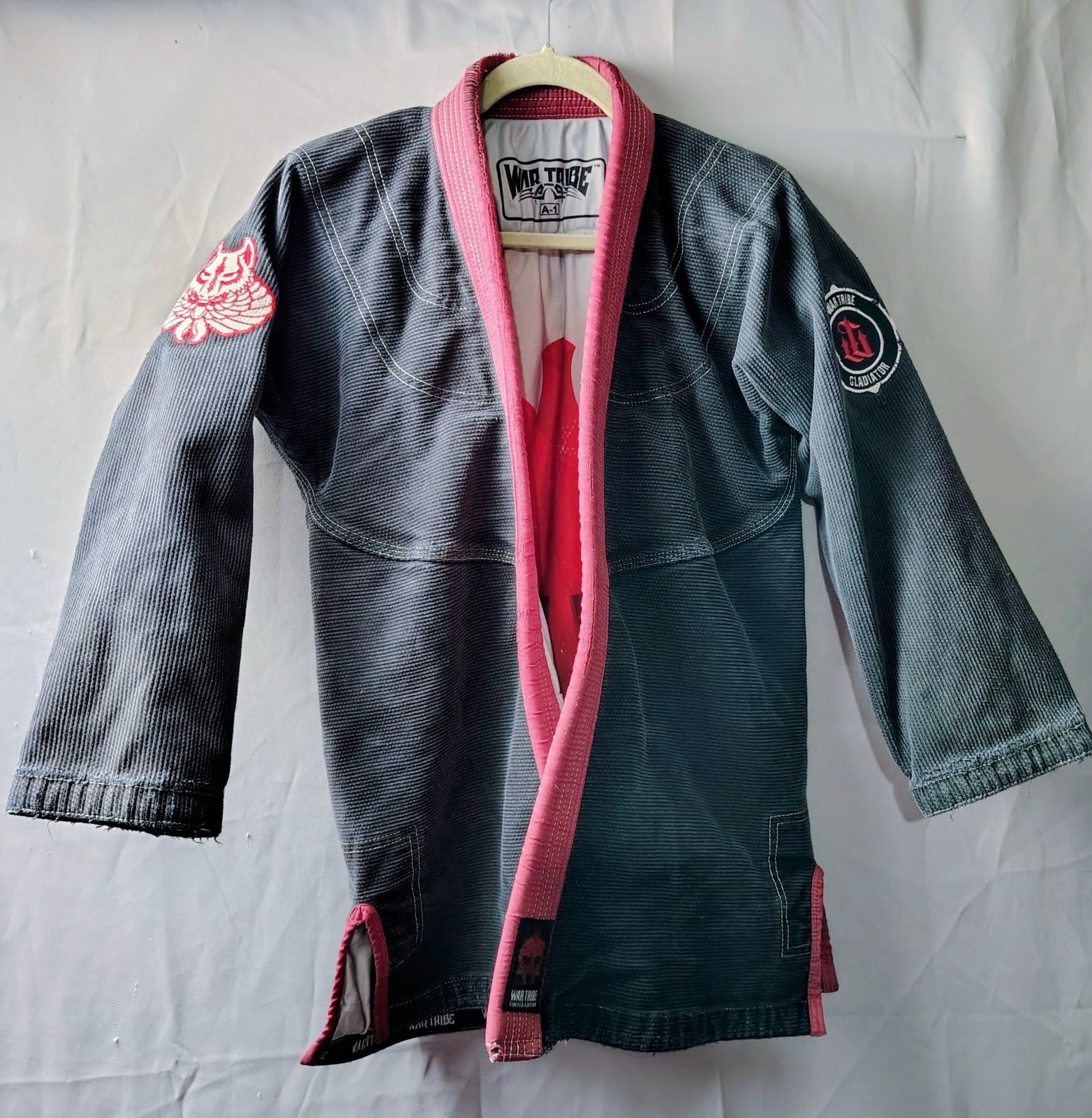 Vintage War Tribe Jiu Jitsu Gi Size A1 Men’s Black Red BJJ MMA Limited Edition Vintage War Tribe Jiu Jitsu Gi Size A1 Men’s Black Red BJJ MMA Limited Edition
