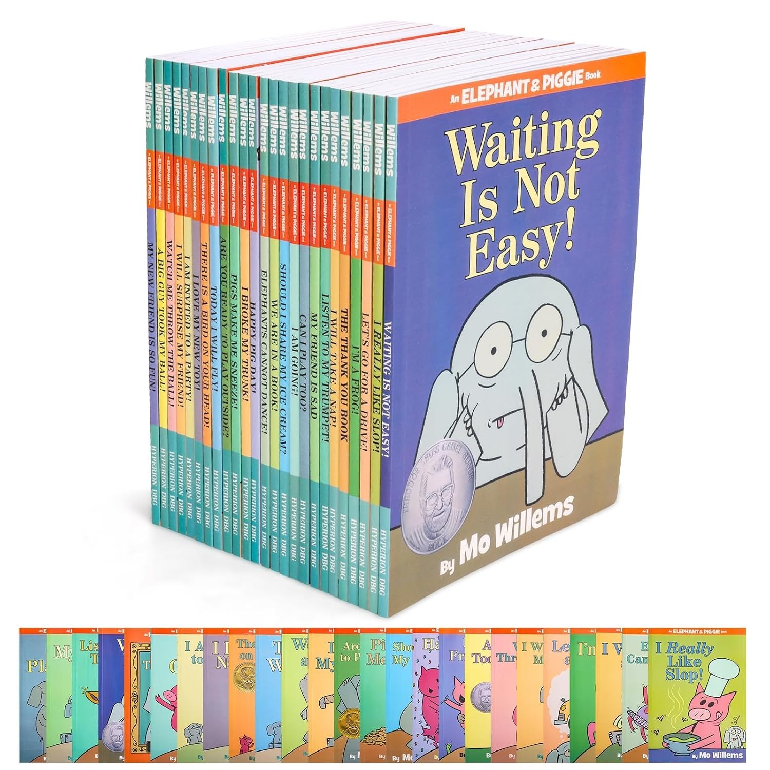 Elephant & Piggie Complete Collection 25 Books Paperback Set Kids Reading Series