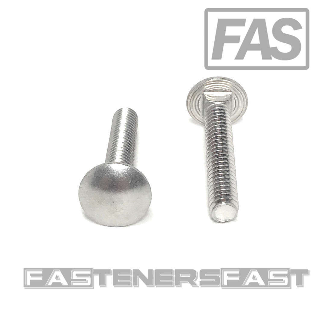 (25)1/4-20x1 1/2 Carriage Bolts Stainless Steel 18-8 (25 PCS) Fast 