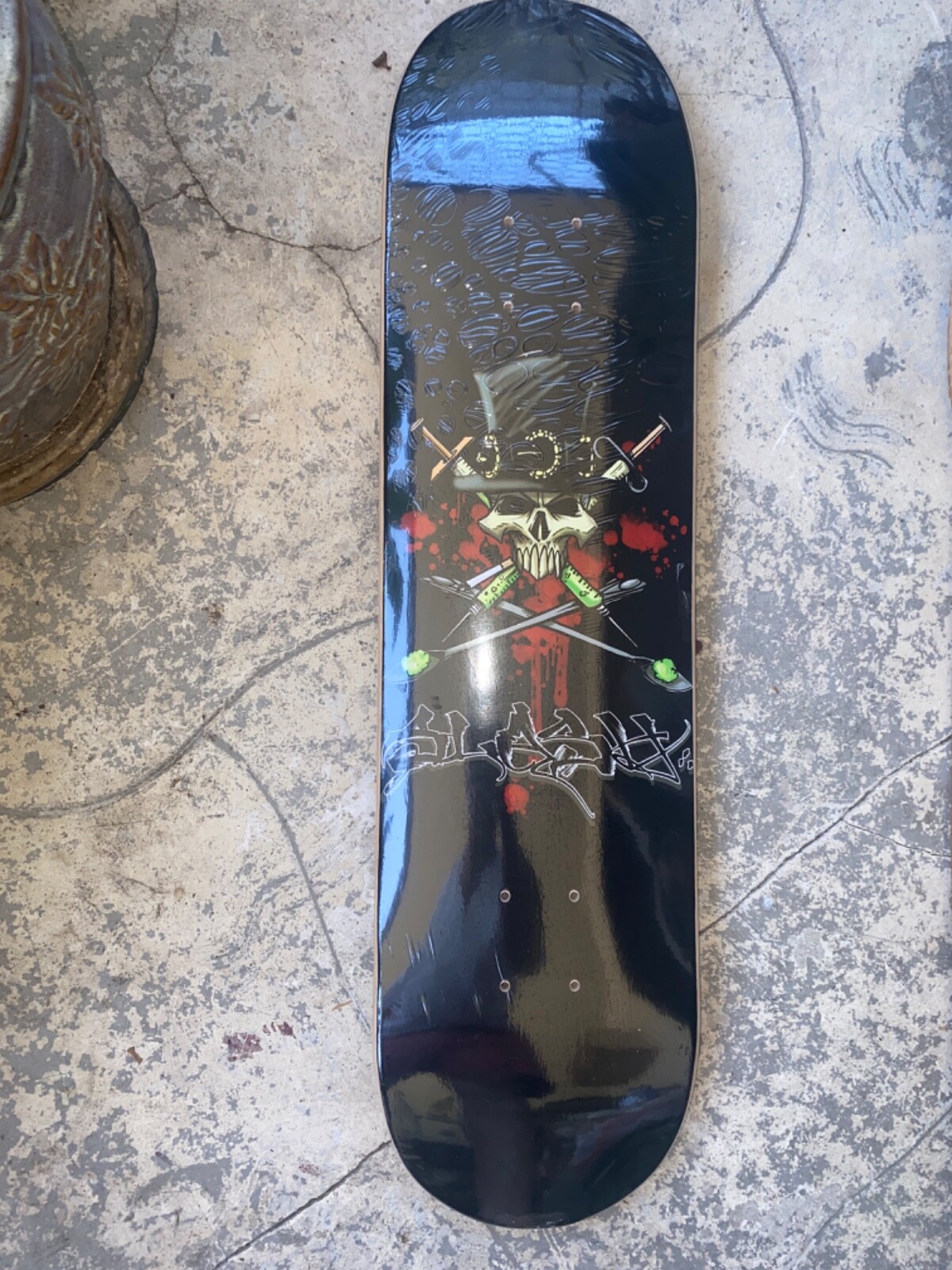 CONART SLASH guns n roses MR. BROWNSTONE NUMBERED  new skateboard