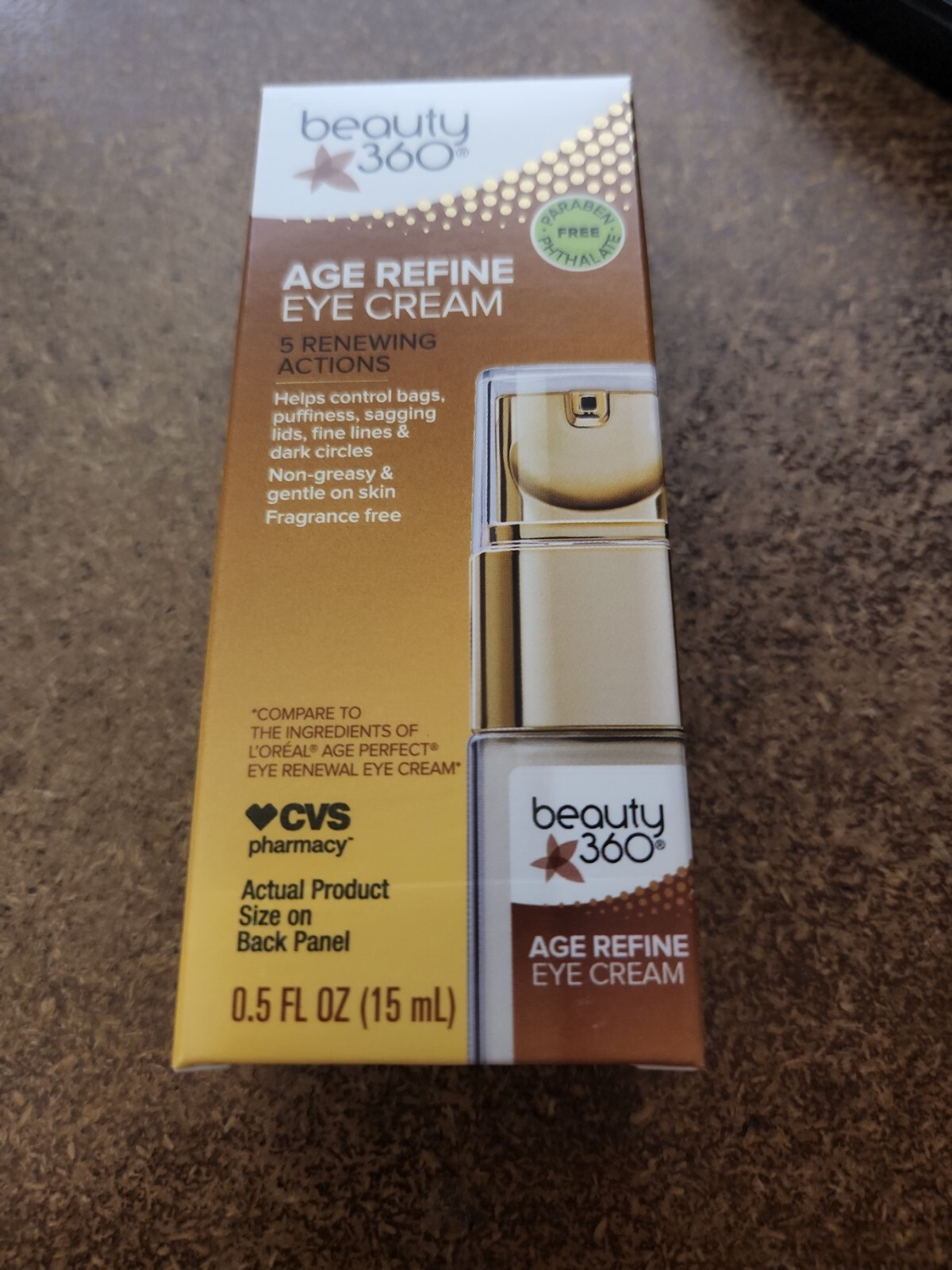 Beauty 360 Age Refine Eye Cream 0.5 fl oz each *NEW In Box