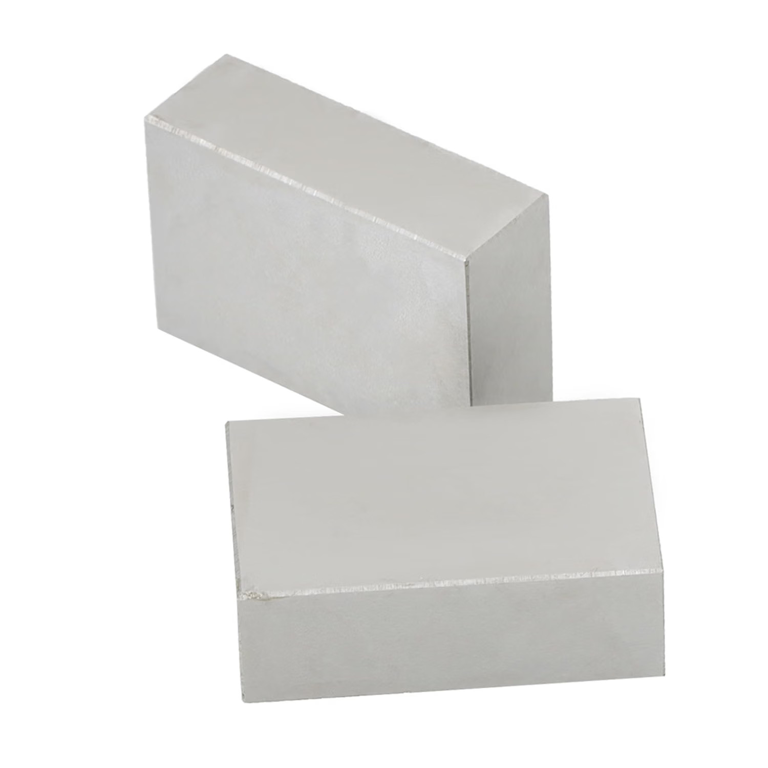 1 x 2 x 3 Inch Blocks No Holes Matched Pair Hardened Steel Plain (1