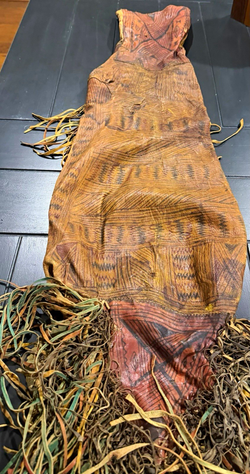 Vintage Kenyan Maasai/Samburu Ceremonial Fiber Panel (1960s–70s) 