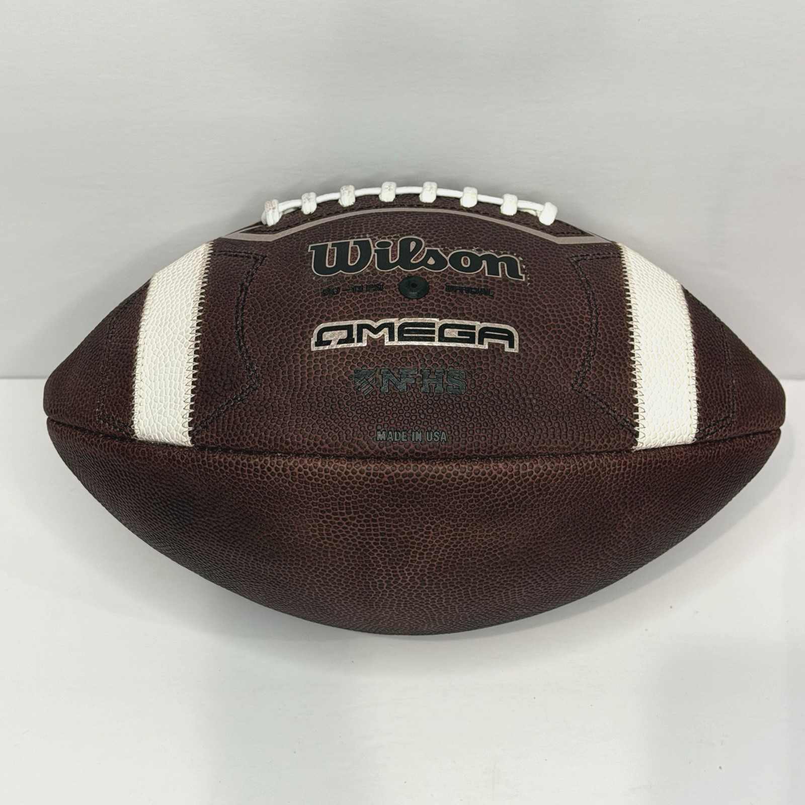 Wilson Omega Official Game Football - Leather Brand New NCAA NFHS Georgia Tech