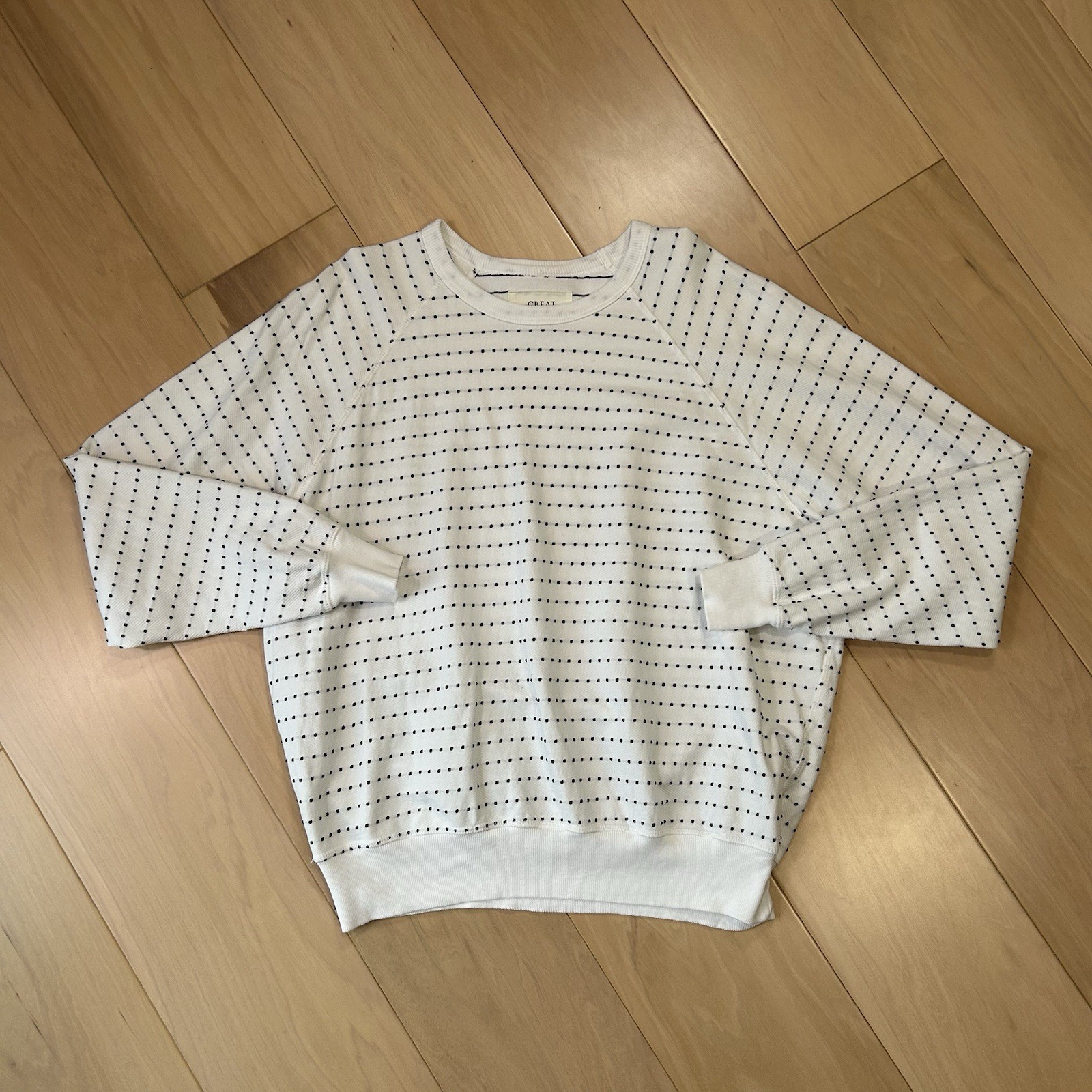 The GREAT. The Swiss Dot Bubble Sweatshirt Long Sleeve Women’s 2
