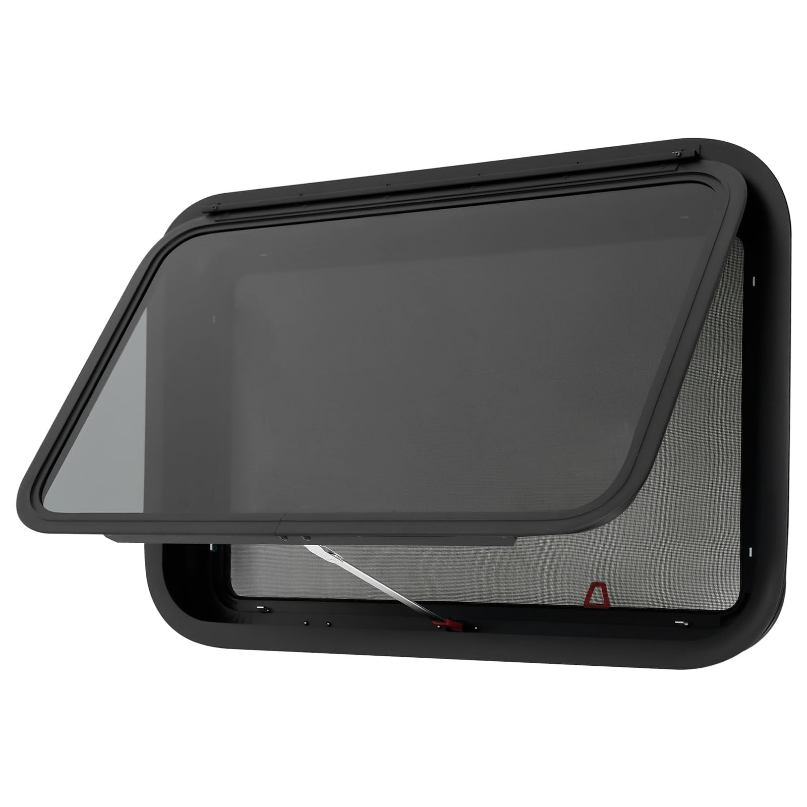 RV Emergency Exit Window 30x20 Tinted with Net Screen Trim Ring for 1.5 2 Wall