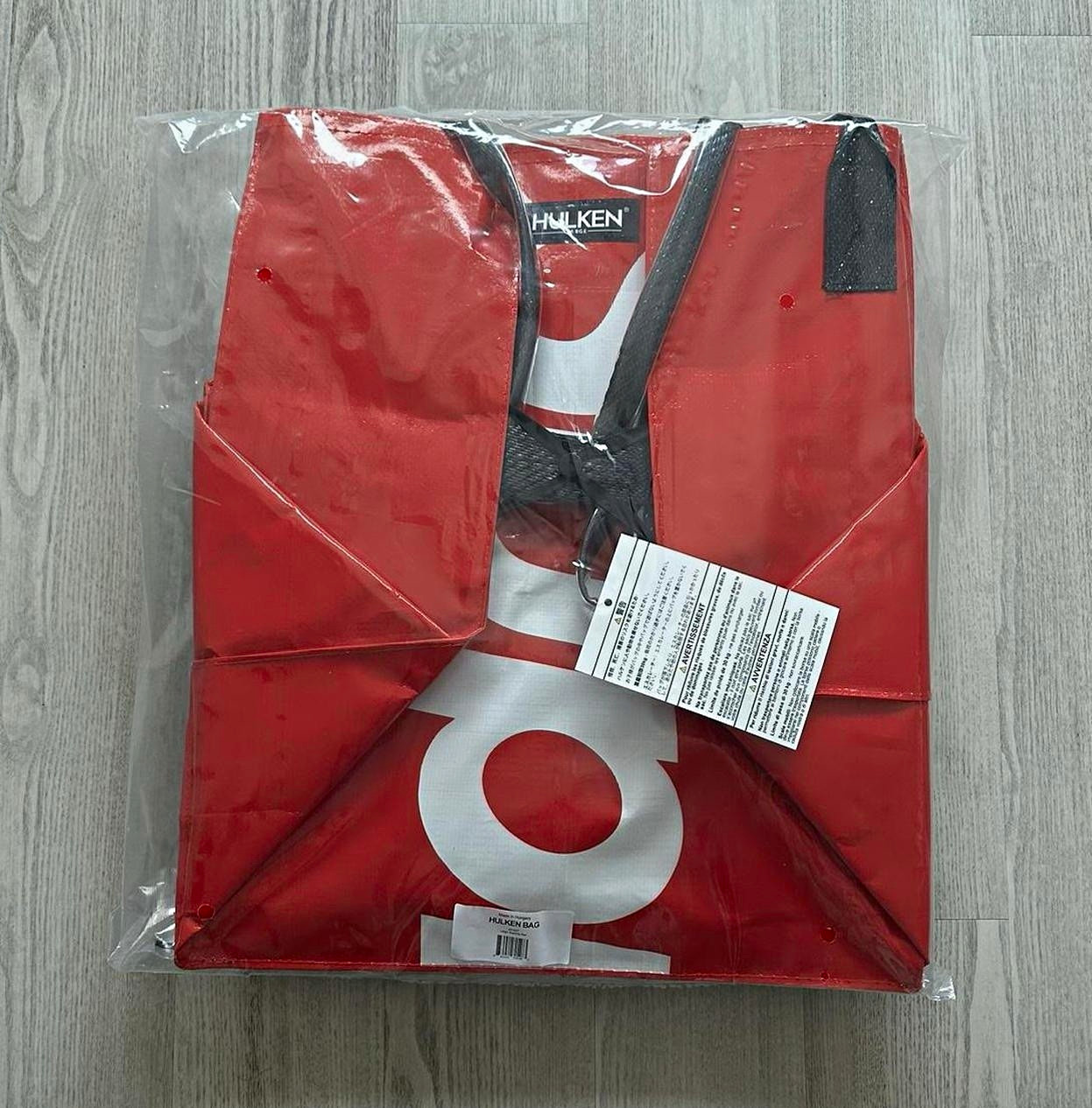 Supreme x HULKEN Rolling Tote in Red SS26