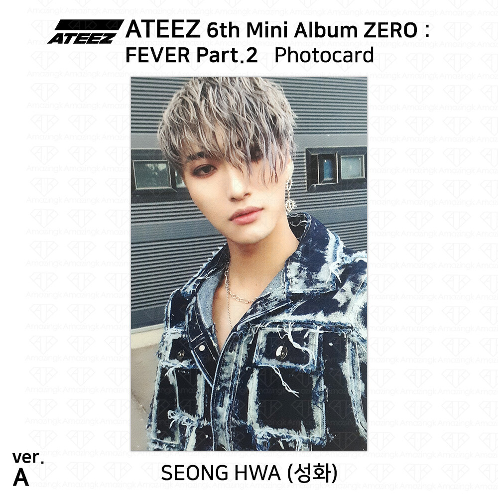 ATEEZ 6th Mini Album Zero Fever Part 2 Official Photocard Version A Diary Z KPOP ATEEZ 6th Mini Album Zero Fever Part 2 Official Photocard Version A Diary Z KPOP