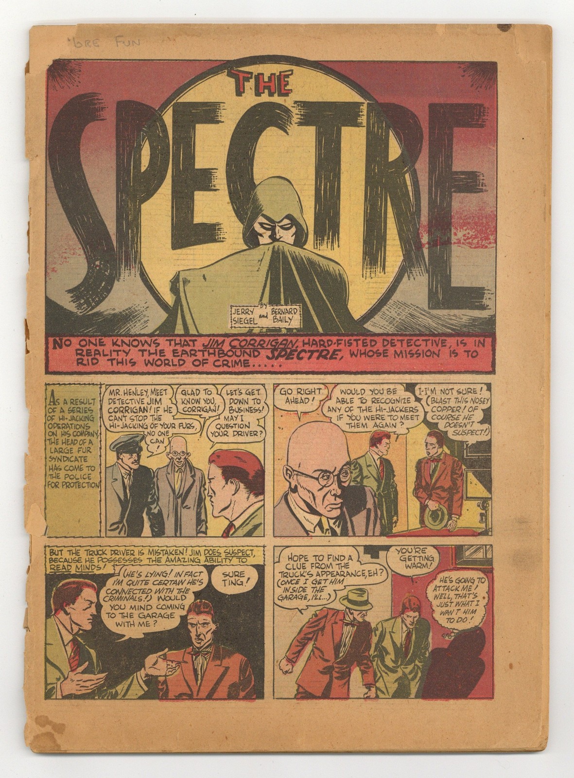 More Fun Comics #59 Coverless 0.3 1940