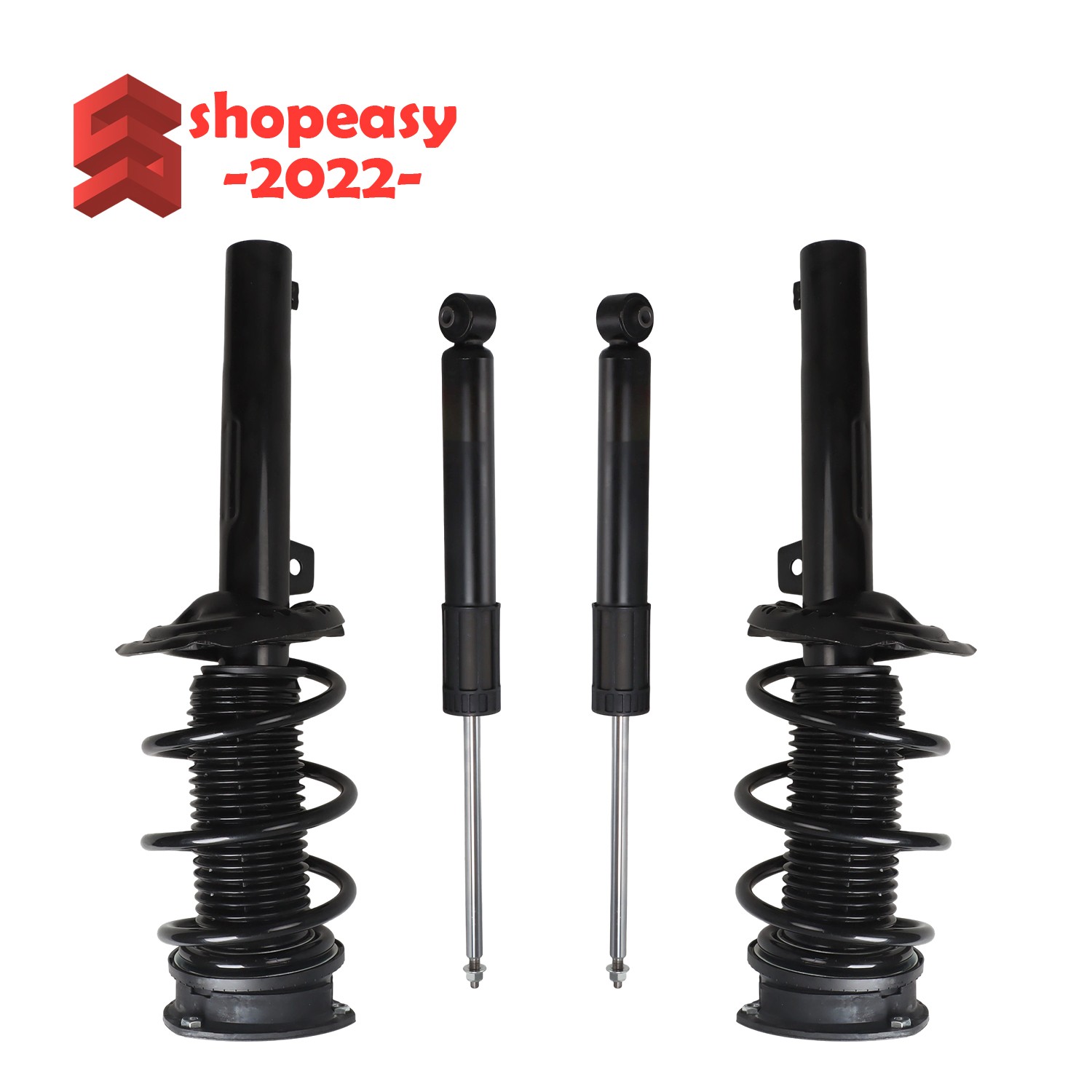 Set of 4 Front Struts Coil Spring Rear Shocks for 2018-2024 Volkswagen Atlas