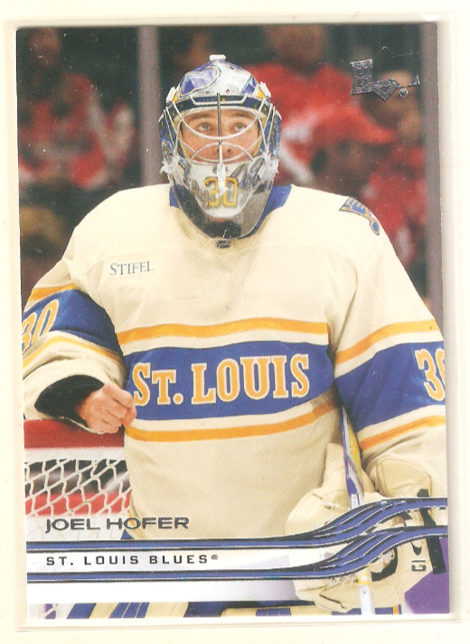 Joel Hofer 2025-26 Upper Deck Series 2 Base Card #404 Blues