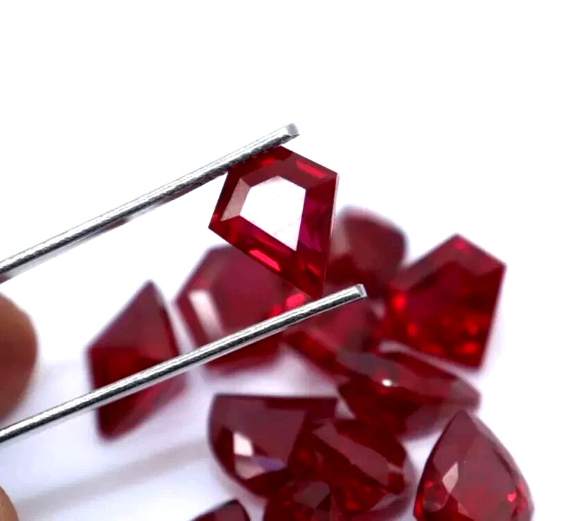 Natural Red Ruby 100 Ct Fancy Cut 10-12 Pcs Burma Certified Loose Gemstone Lot Natural Red Ruby 100 Ct Fancy Cut 10-12 Pcs Burma Certified Loose Gemstone Lot
