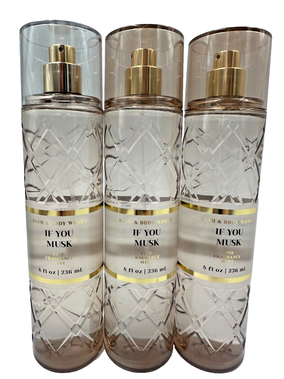 NEW Bath & Body Works Lot of 3 Bottles If You Musk Fragrance Mist Spray 8 oz