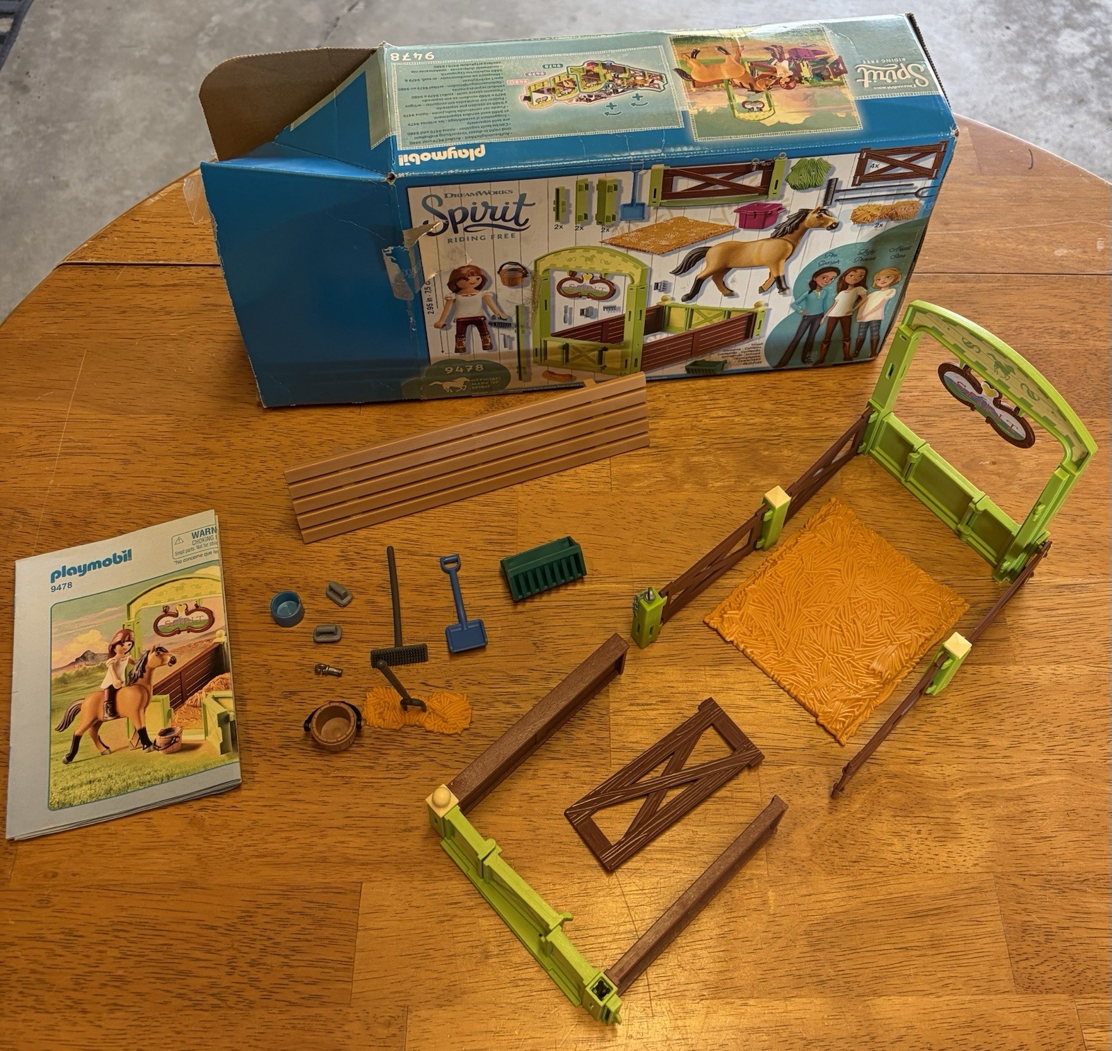 Playmobil Lucky & Spirit Riding Free Horse Stall Playset 9478 Retired Incomplete Playmobil Lucky & Spirit Riding Free Horse Stall Playset 9478 Retired Incomplete