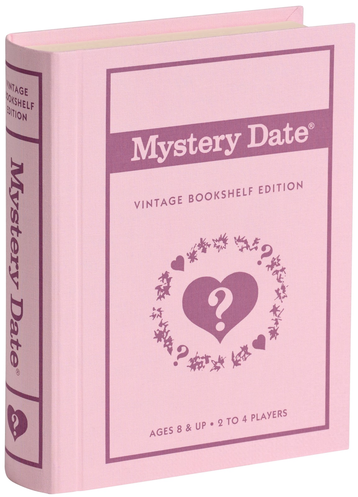 WS Game Company Mystery Date Vintage Bookshelf Edition Classic Board Game, Pink,