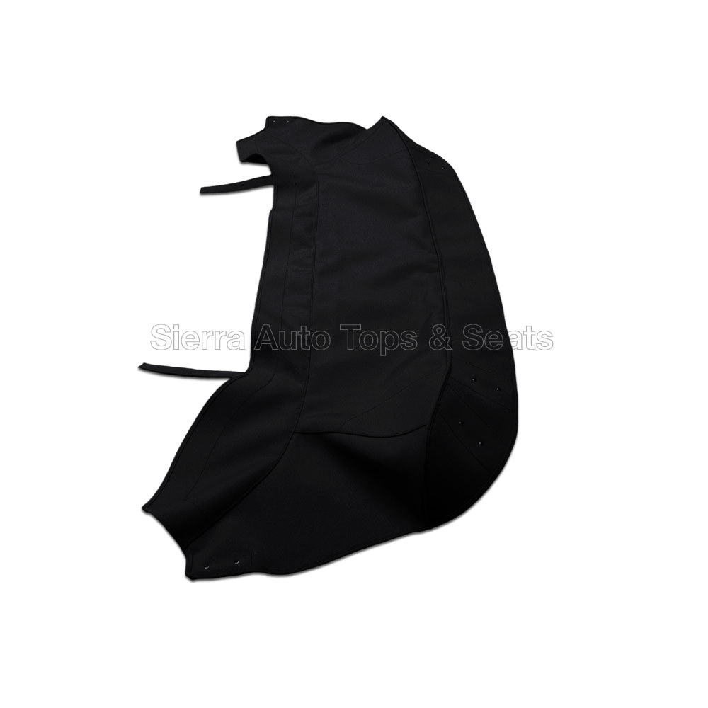 Fits Jaguar XKE Boot Cover 61-67, Mounting Hardware, Black Premium Canvas