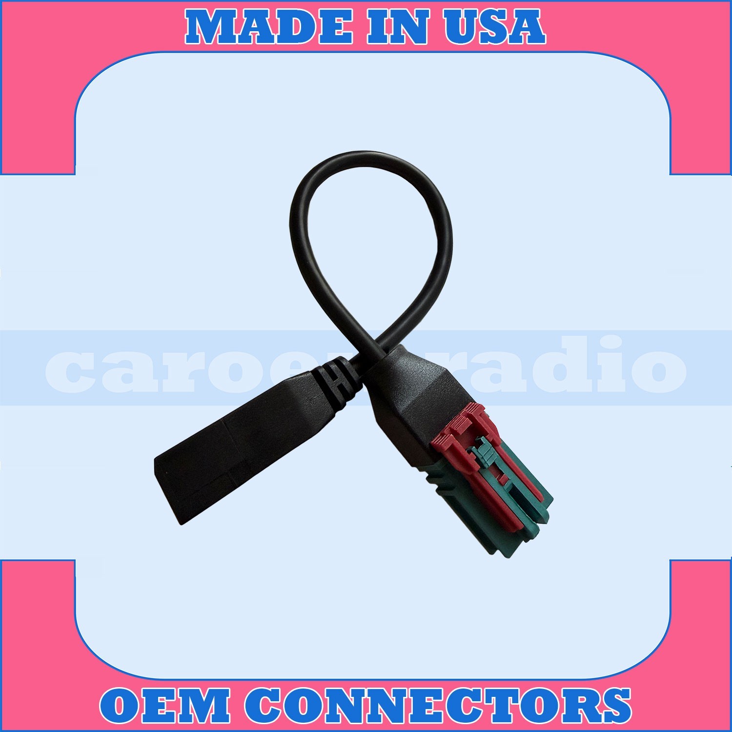 UCONNECT 4 TO 5 MINI USB TO HSAL 2 MALE CONVERTER FOR JEEP, RAM, DODGE, CHRYSLER UCONNECT 4 TO 5 MINI USB TO HSAL 2 MALE CONVERTER FOR JEEP, RAM, DODGE, CHRYSLER