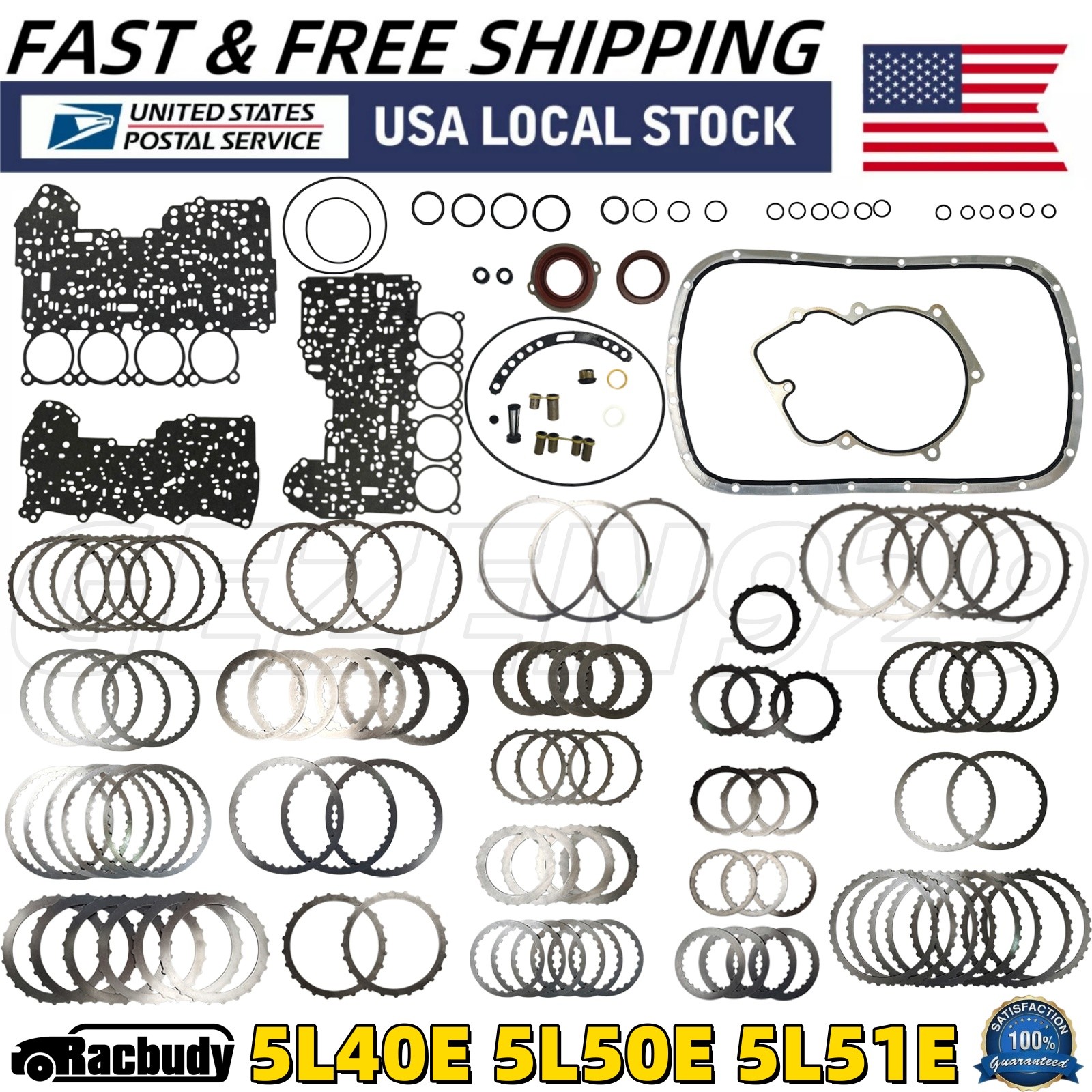 5L40E 5L50E 5L51E New Transmission Master Overhaul Rebuild Kit for BMW Cadillac