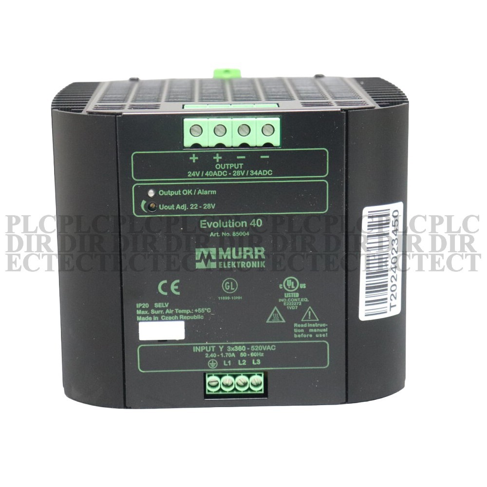 New MURR 85004 Evolution Power Supply DC24V 40A
