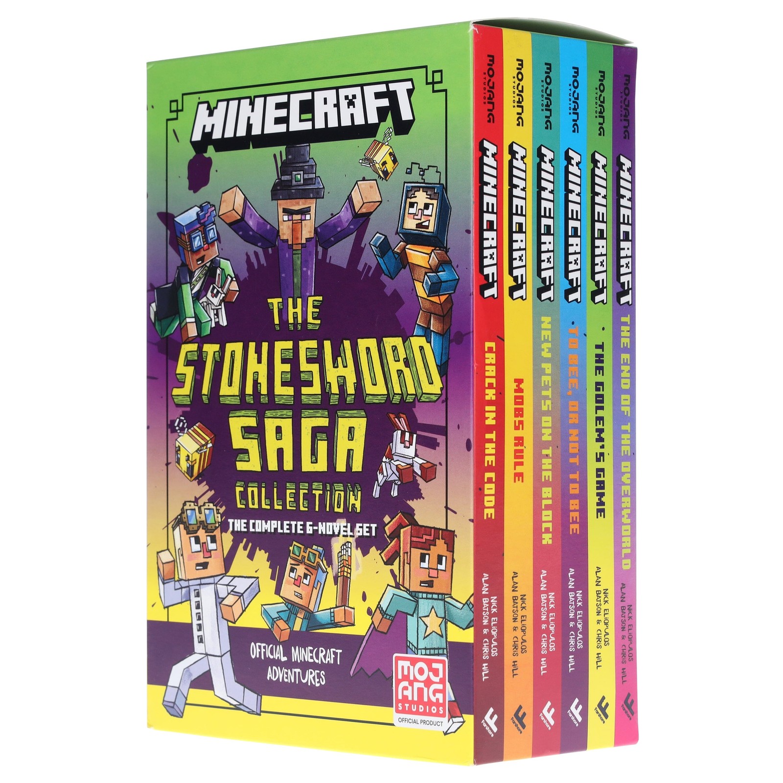 Minecraft The Stonesword Saga by Mojang AB: The 6-Novel Set - Ages 5-10 - PB