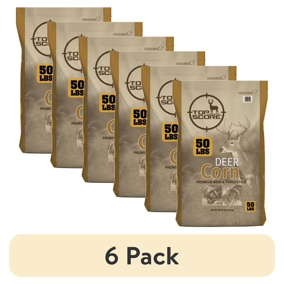 (6 pack) Manna Pro Deer Corn - Deer and Turkey Feed 50lb (6 pack) Manna Pro Deer Corn - Deer and Turkey Feed 50lb