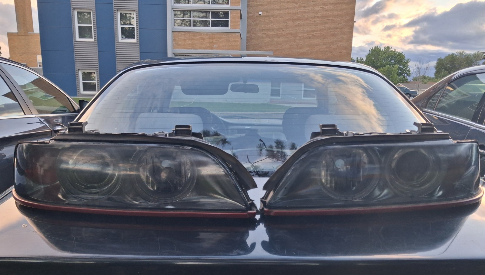 White LED Angel HID Headlights + Auto-Level For 97-00 BMW E39 Xenon - OPEN BOX