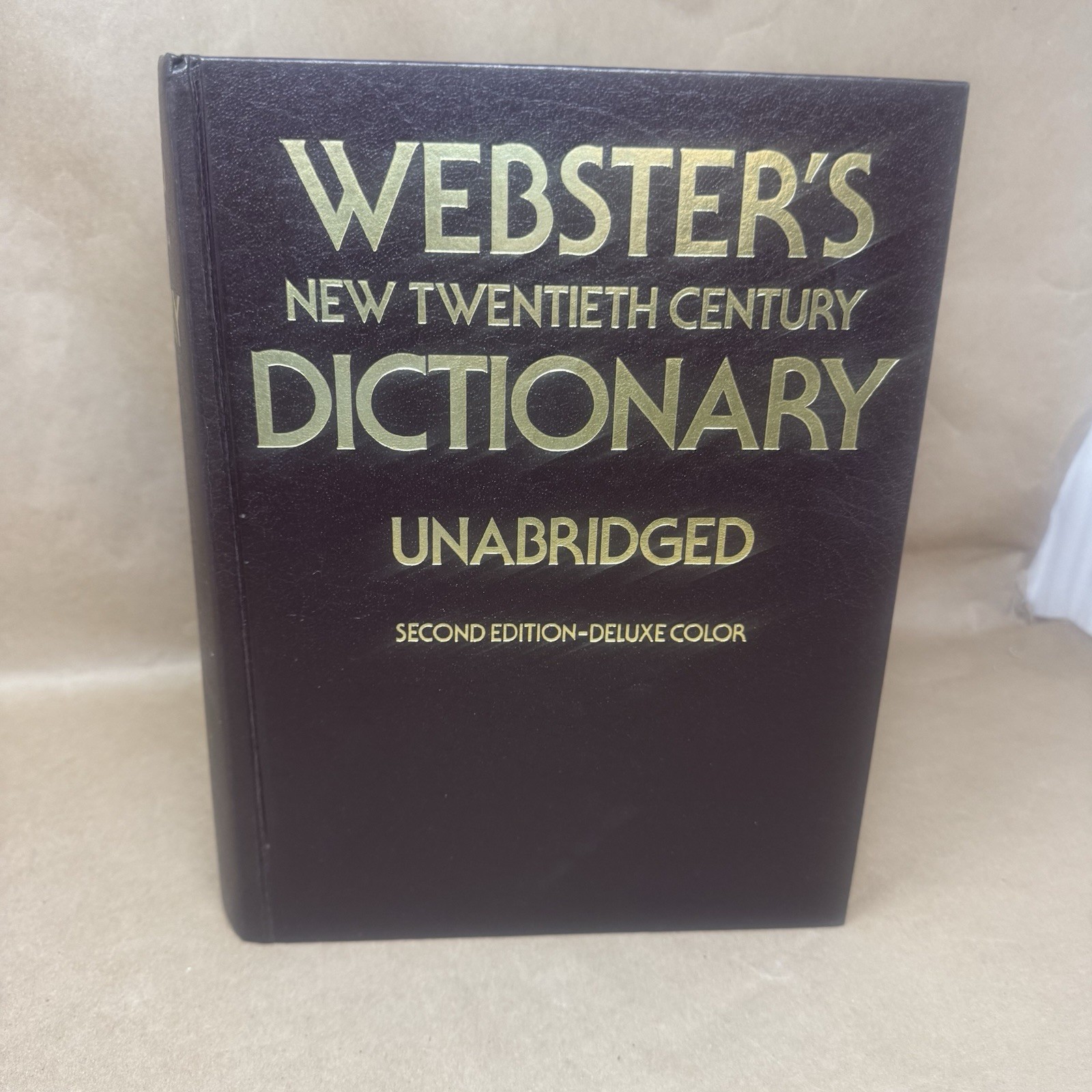 Webster\'s New Twentieth Century Dictionary Unabridged 2nd Ed HC Illustrated 1977