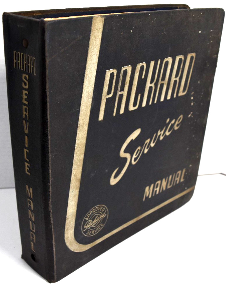 1949 Packard Service Manual Binder (Factory Manual) *GOOD* 1949 Packard Service Manual Binder (Factory Manual) *GOOD*