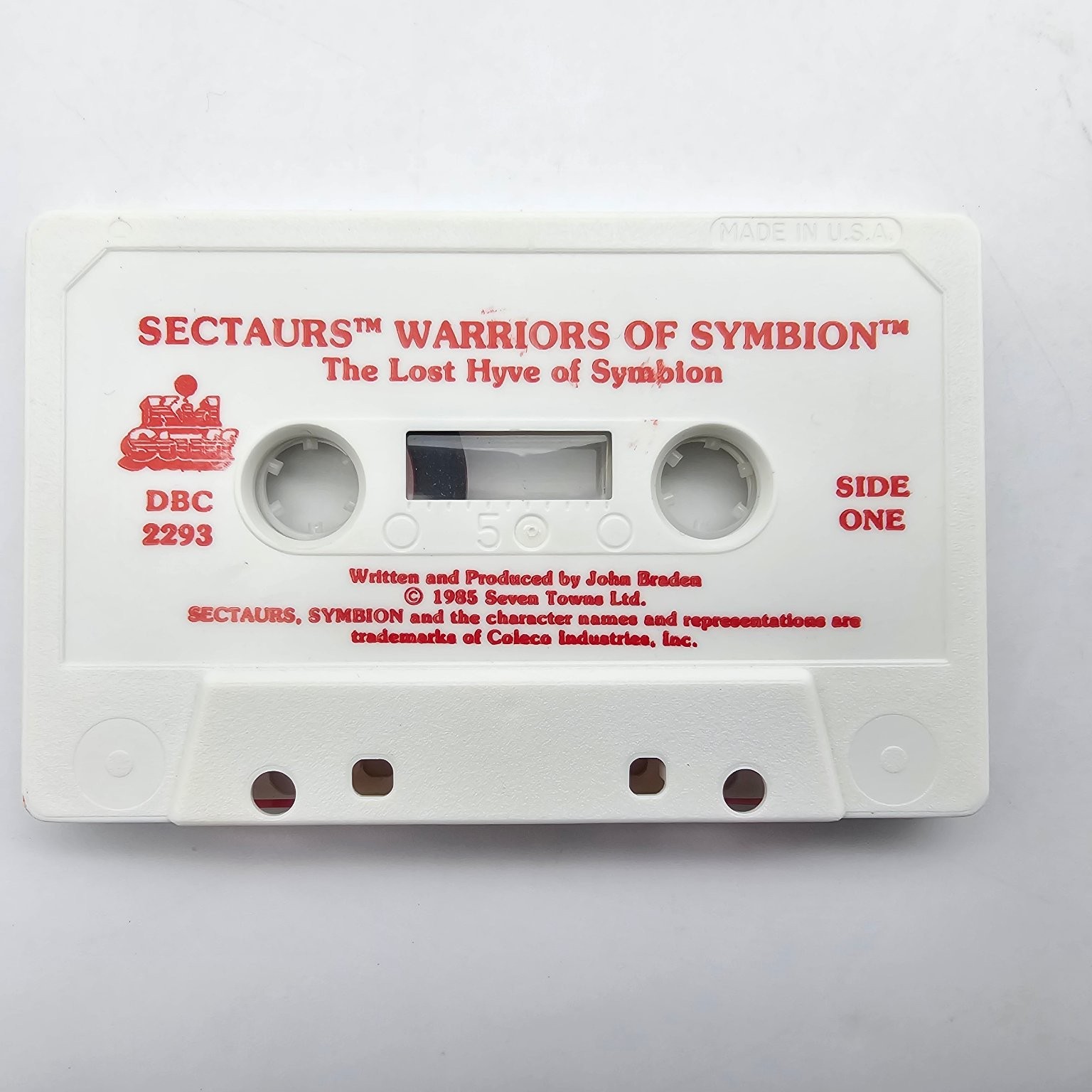 Sectaurs Warriors of Symbion The Lost Hyve of Symbion Cassette 1985 Kid Stuff