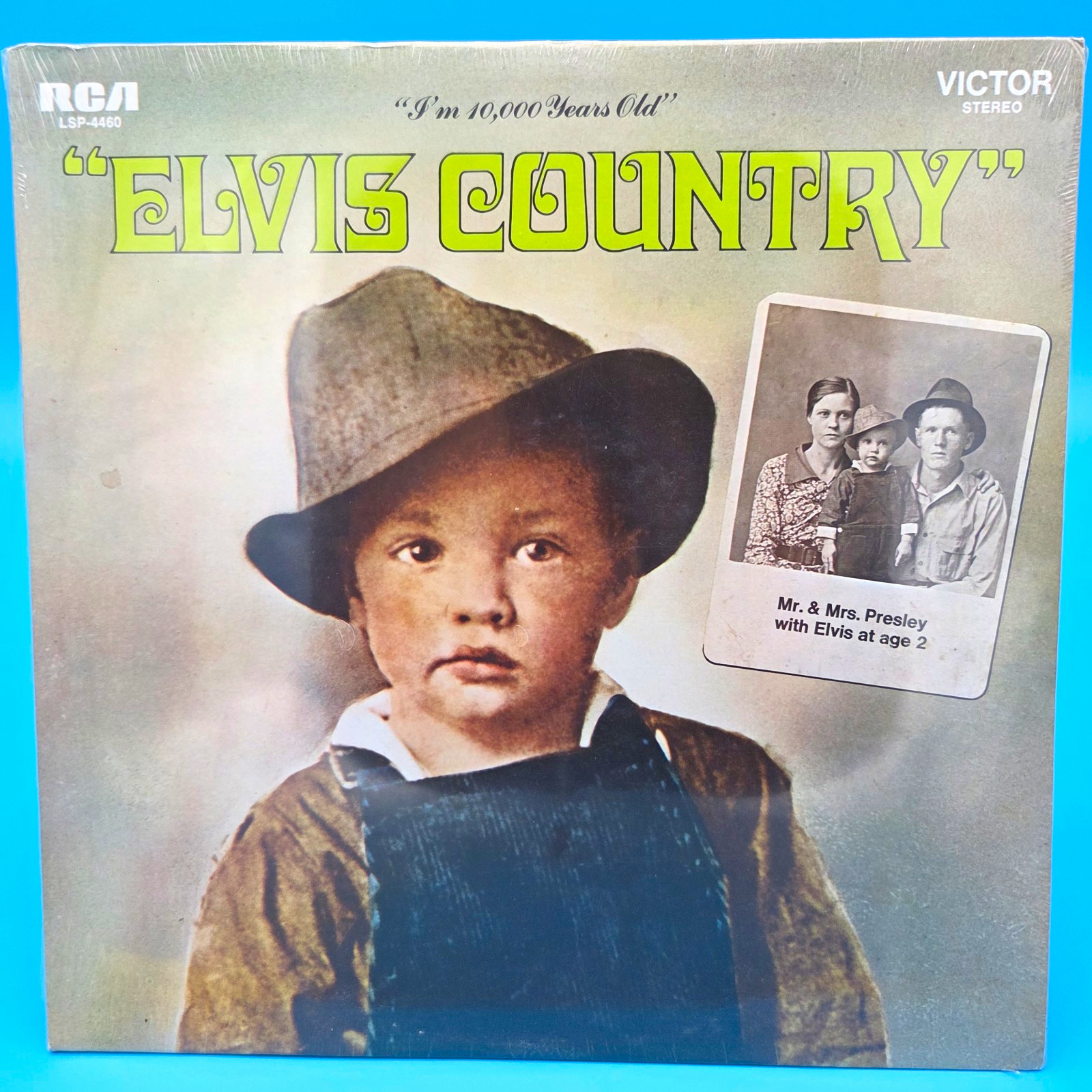 VINTAGE SEALED Elvis Presley - Elvis Country Vinyl LP 1975 Reissue RCA LSP-4460 VINTAGE SEALED Elvis Presley - Elvis Country Vinyl LP 1975 Reissue RCA LSP-4460