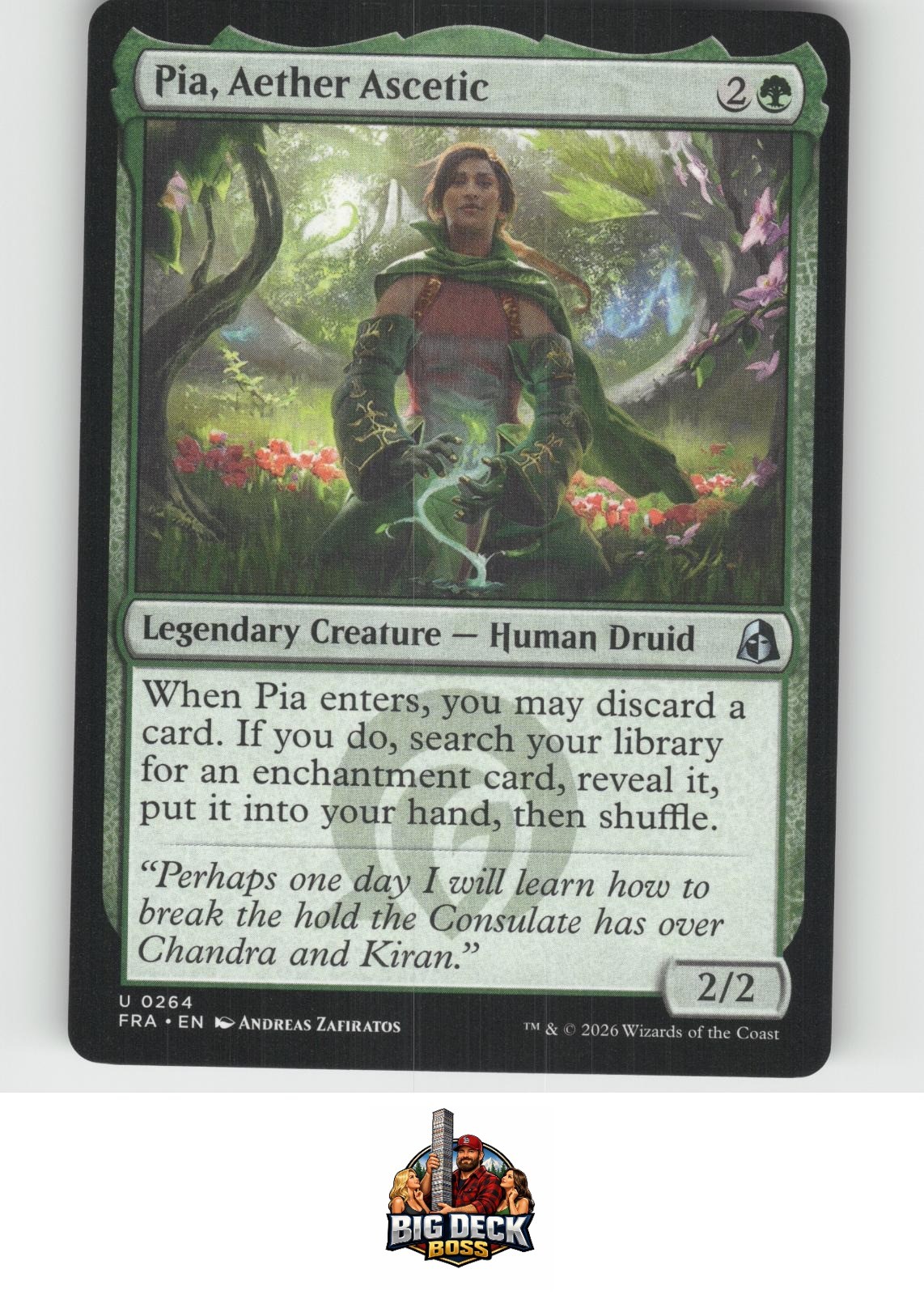 Pia, Aether Ascetic Reality Fracture Uncommon 264 MTG Near Mint