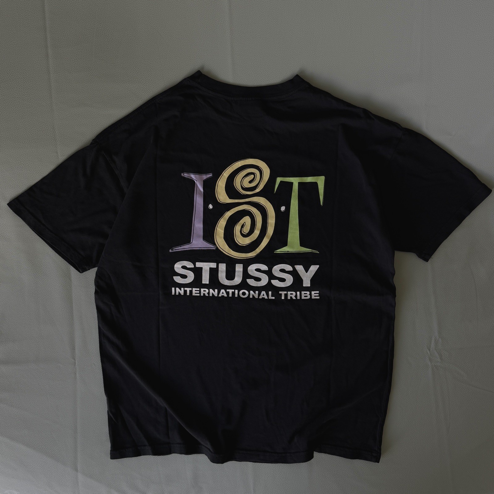 👽Stussy AU IST Tee Unisex Size 6, Men Size M/L Pigment Dyed, New 100% Authentic