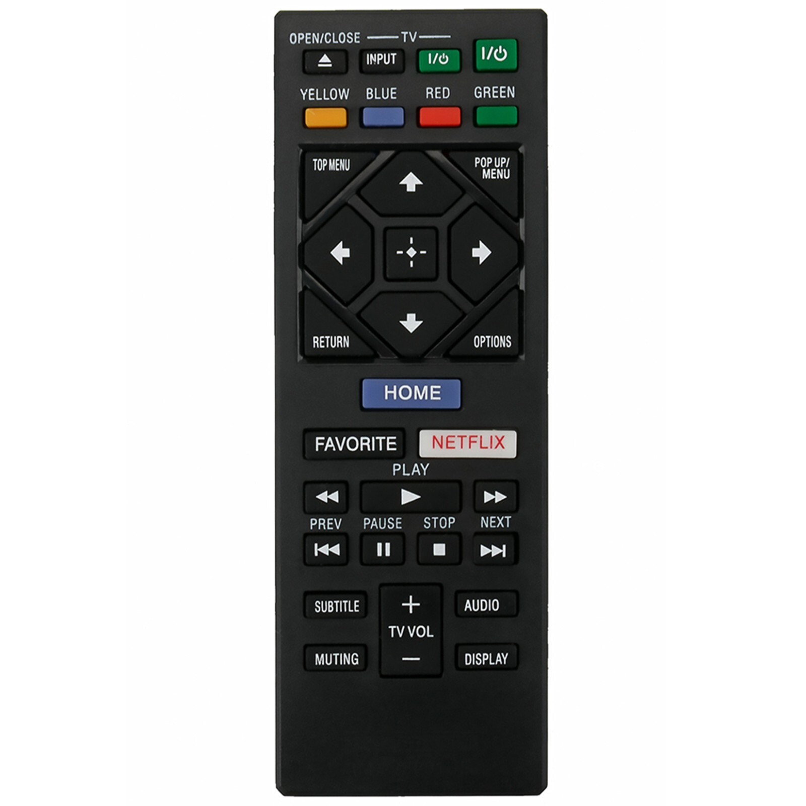 New Basic Replace Remote for Sony Blu-Ray Player UBP-X800 UBP-UX80 UBP-X800M2
