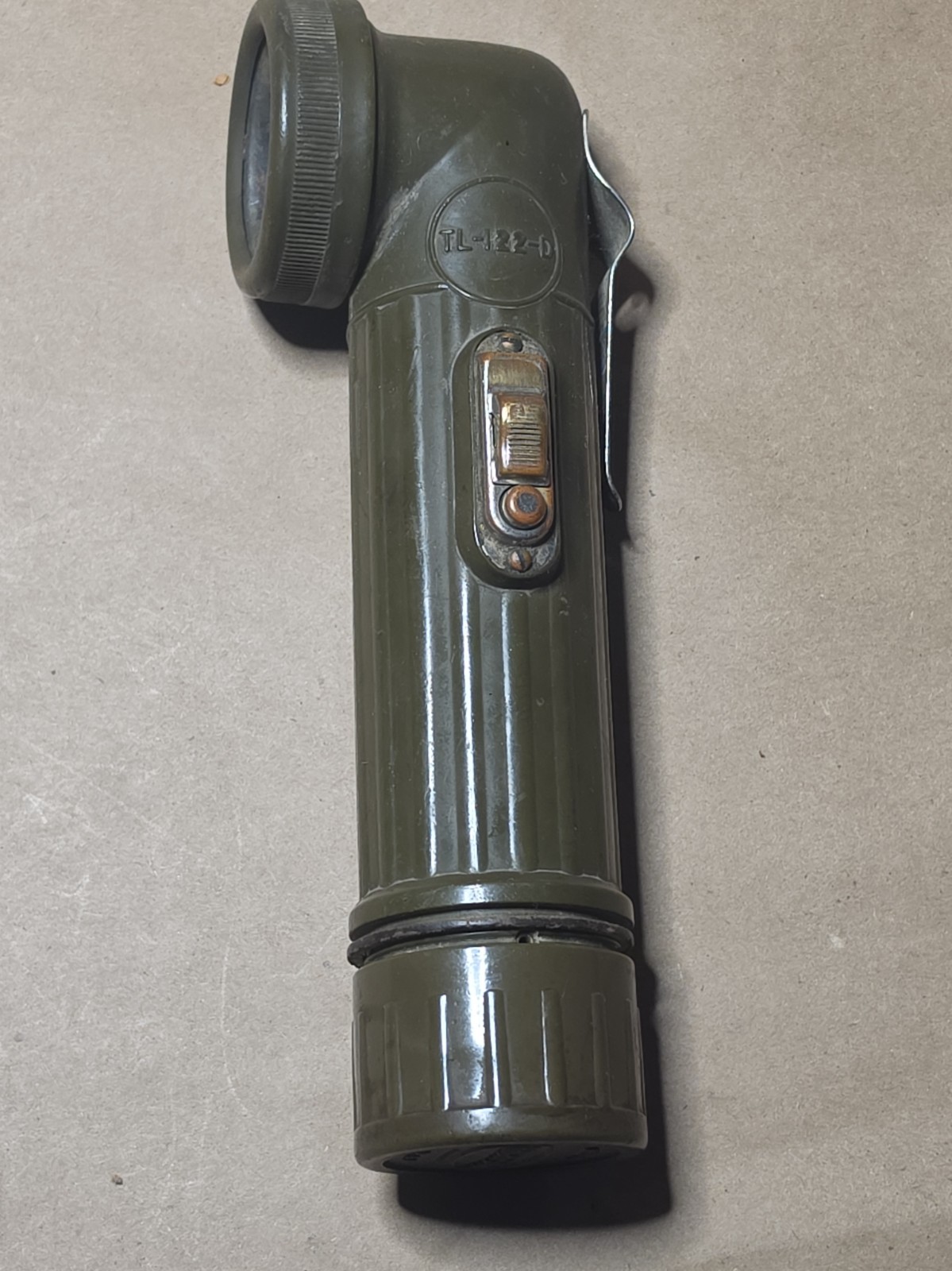 WW2 US MILITARY USMC/US ARMY TL-122-B BRIGHTSTAR FIELD FLASHLIGHT  