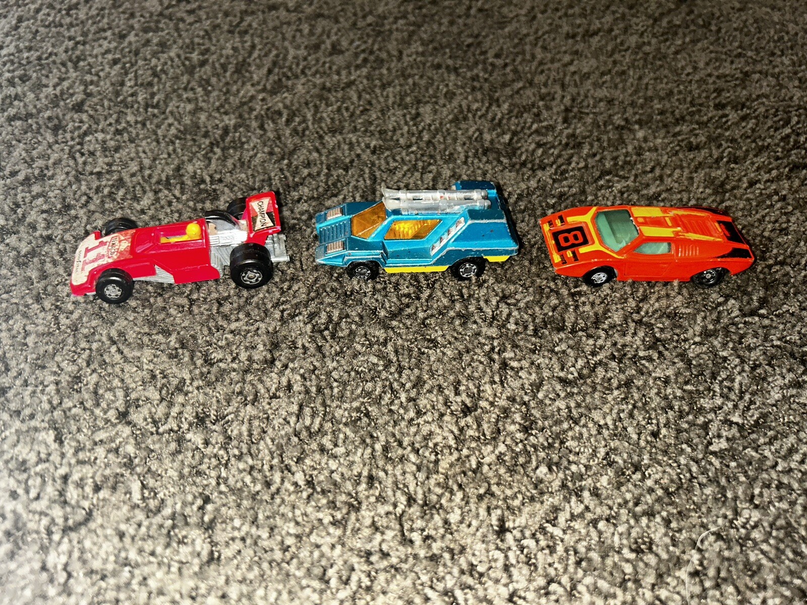 Vtg 1973 1975 Lesney Matchbox SuperFast Lot Cosmobile Countach Formula 5000 Vtg 1973 1975 Lesney Matchbox SuperFast Lot Cosmobile Countach Formula 5000