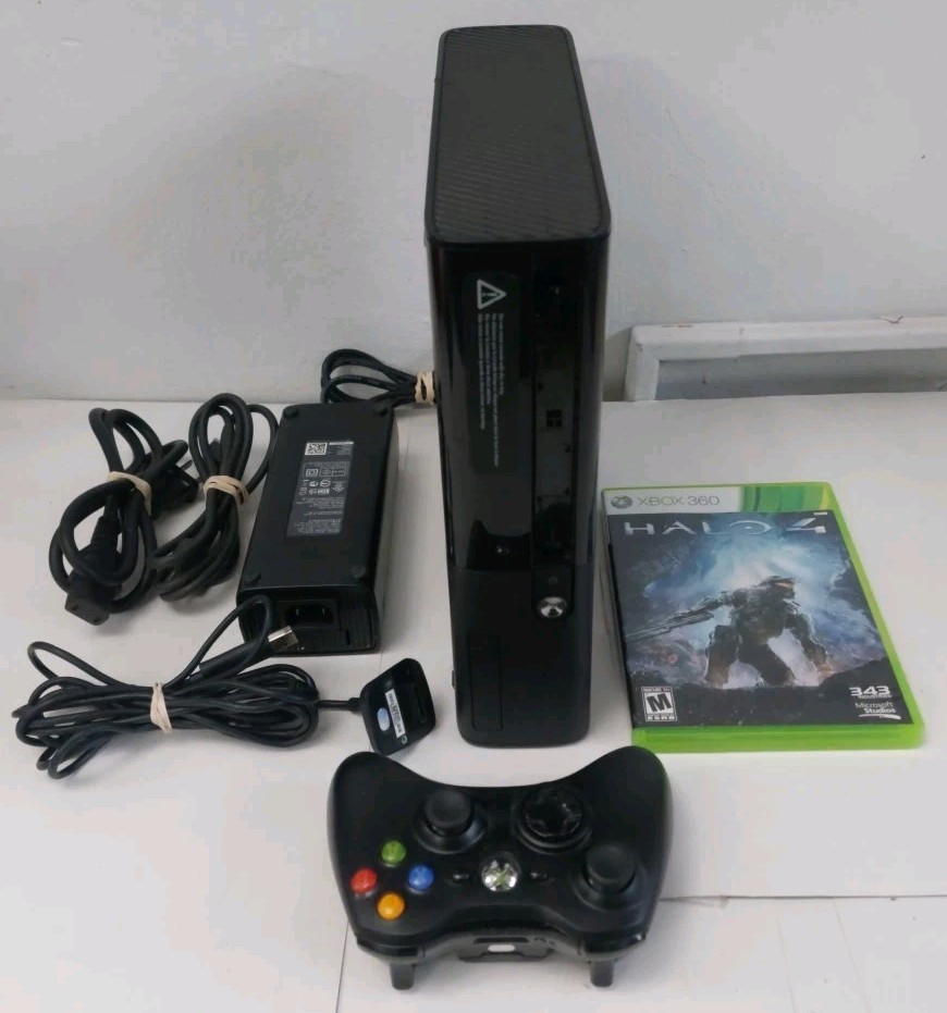 Microsoft Xbox 360 E 250GB Game Console Black Tested Working Microsoft Xbox 360 E 250GB Game Console Black Tested Working