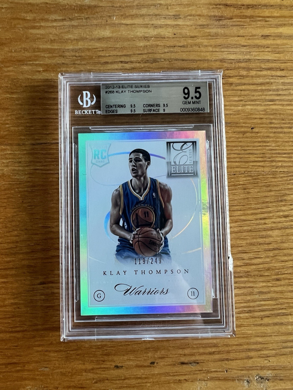 2012-13 Panini Elite Series - #268 Klay Thompson  119/249 (RC)