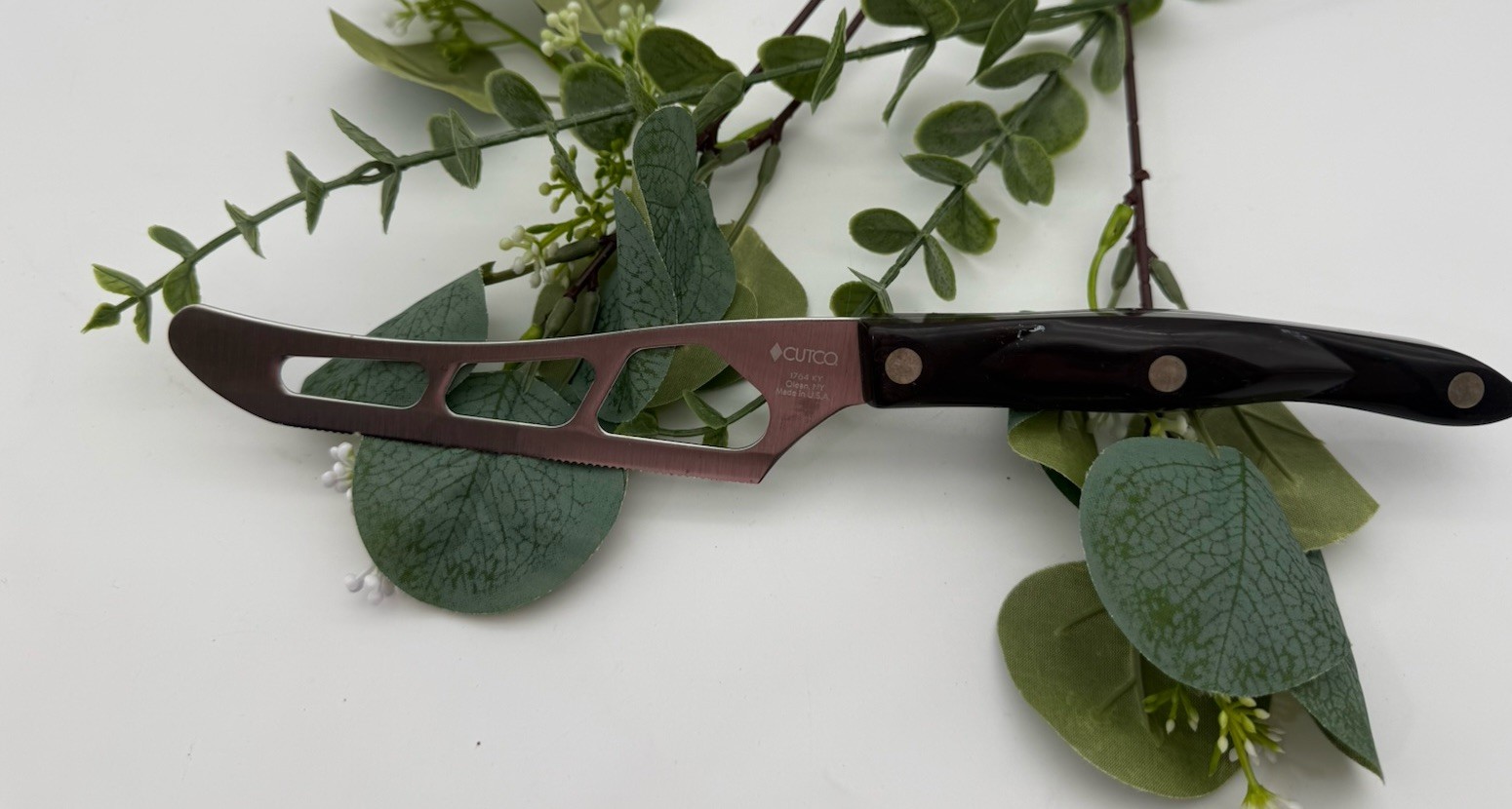 CUTCO 1764 KY Soft Cheese Knife Brown Handle 5