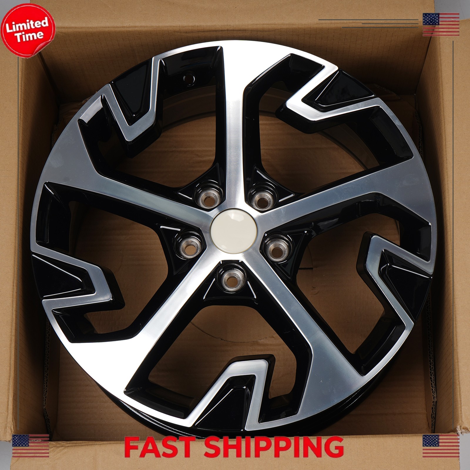 New 18\'\' x7.5\'\' Alloy Wheel Rim For Kia Sportage 2023-2025 Machined Black 74629