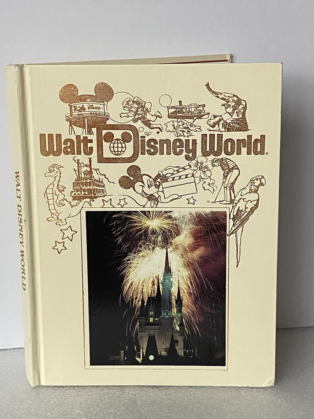 Vintage 1989 Walt Disney World Hardcover Picture Book and Souvenir Guide