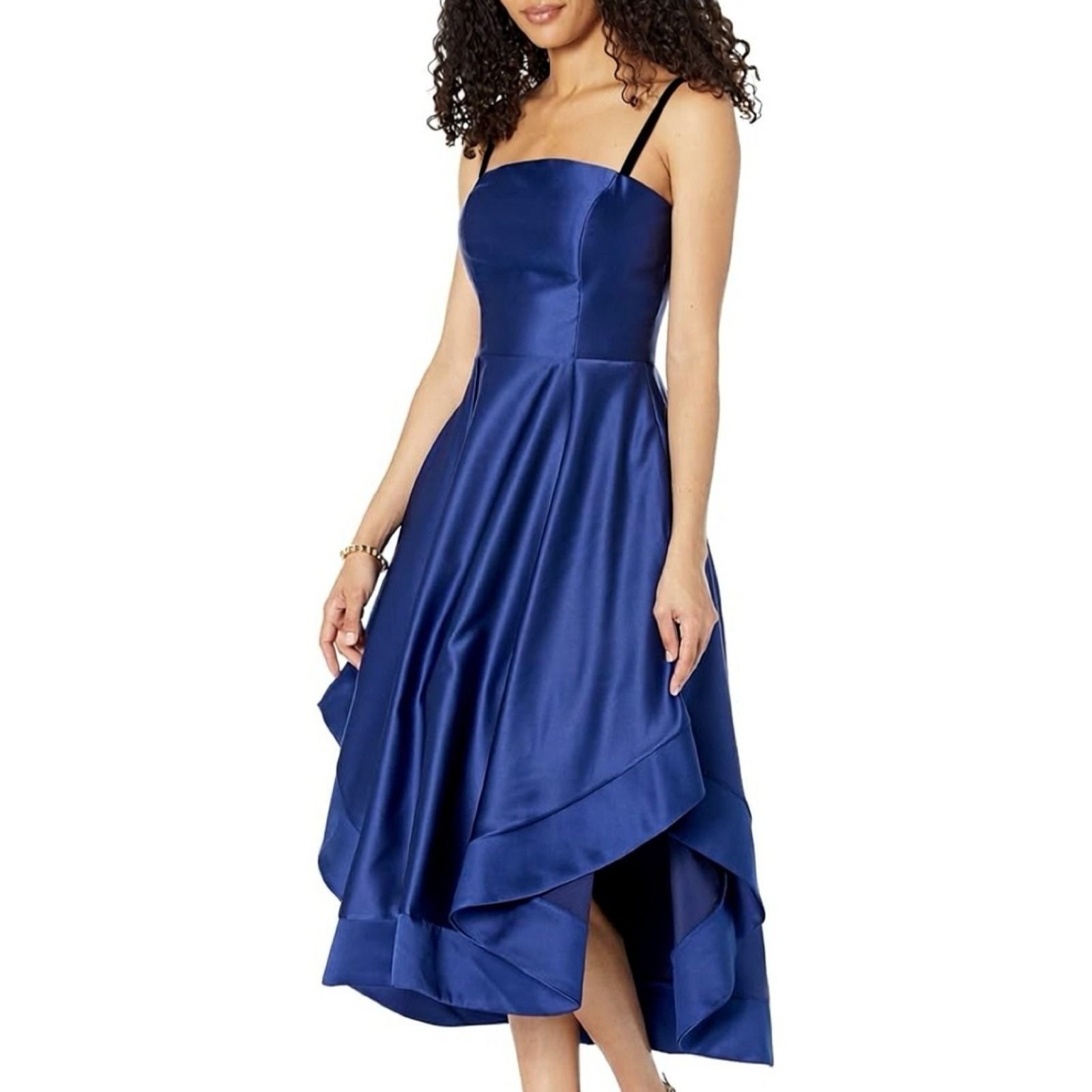 Betsy & Adam Lamour Satin Dress / Size 6 / BRAND NEW / NWT / MSRP $259