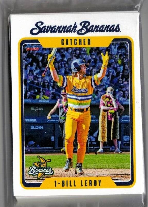 2025 SAVANNAH BANANAS TEAM SET 34 CARDS  NEW COMPLETE