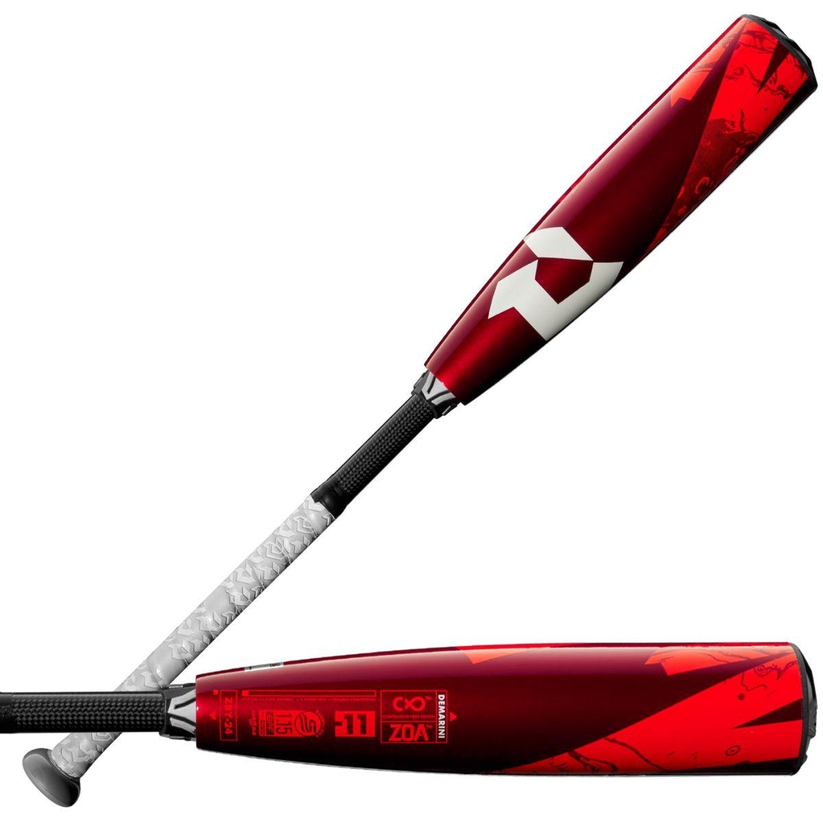 DeMarini ZOA JBB USSSA Drop 11 Coach Pitch Baseball Bat (26 In. 15 Oz.)