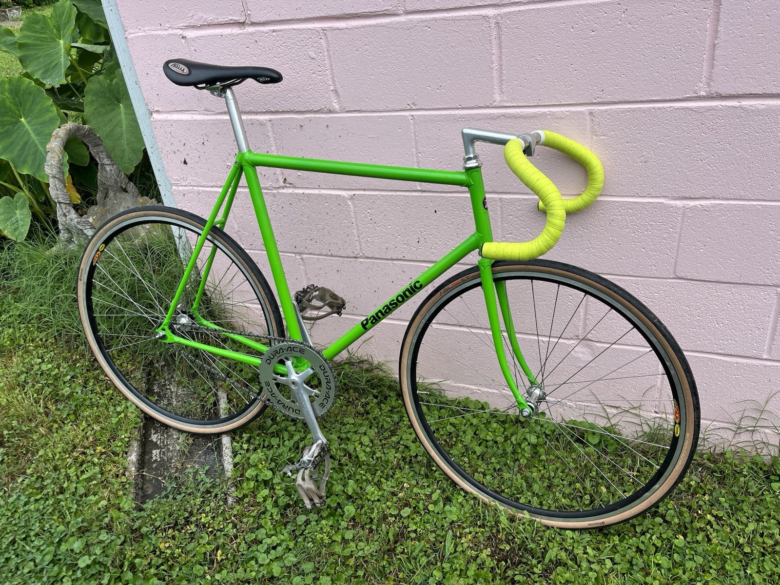 Panasonic 57cm  NJS steel Track Bike Dura Ace VGC
